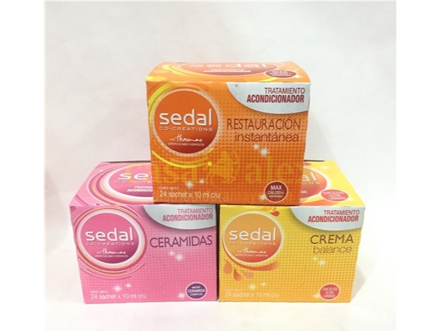 SEDAL ACONDICIONADOR SACHET (BULTO DE 6 CAJAS DE 24 SACHETS) VARIAS FRAGANCIAS
