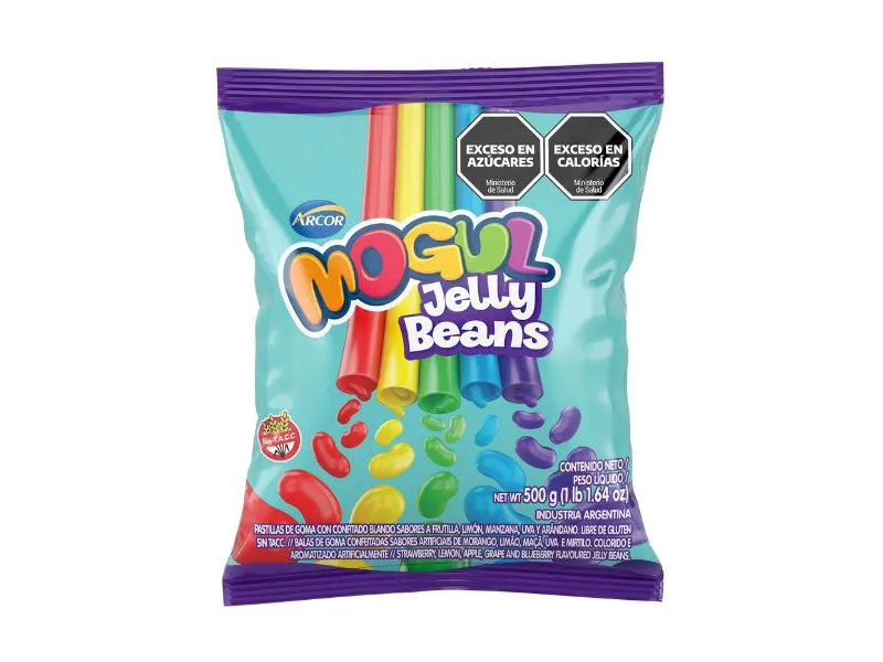 MOGUL GOMITAS JELLY BEANS 500G (CAJA X 6 BOLSAS)