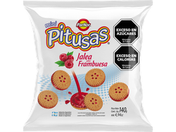 GALLETITAS PITUSAS JALEA FRAMBUESA X 140 GR (CJX30)