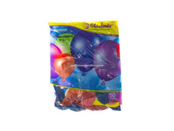 GLOBO FELIZ CUMPLEAÑOS X 50 UNIDADES