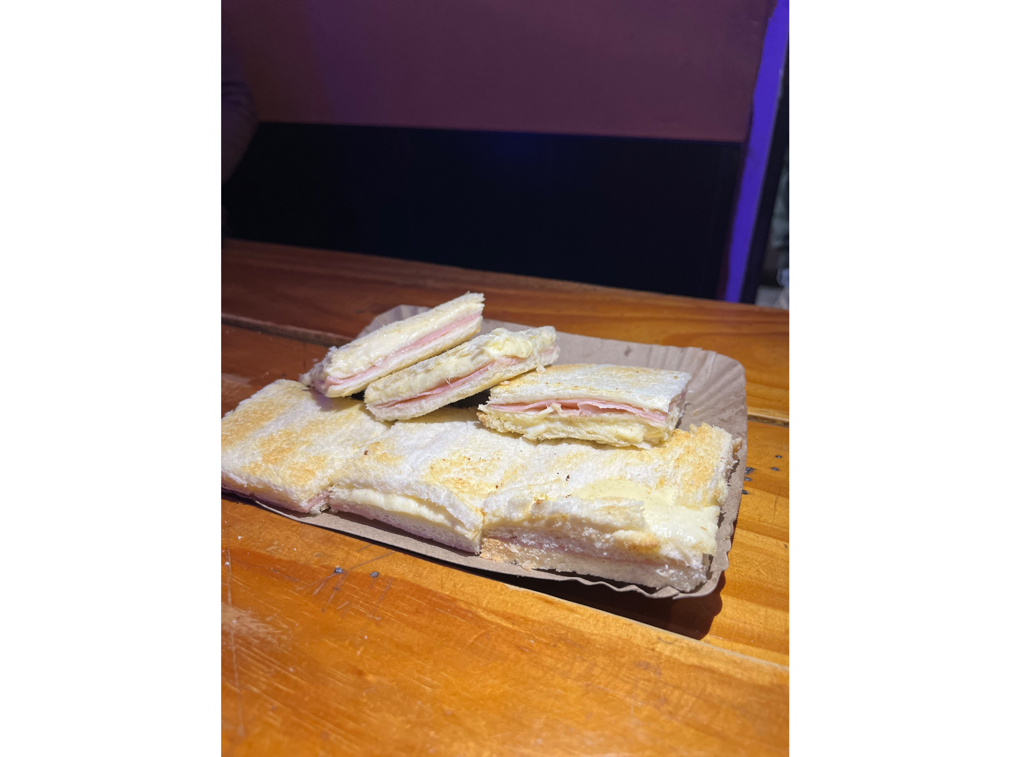Triple de jamon y queso