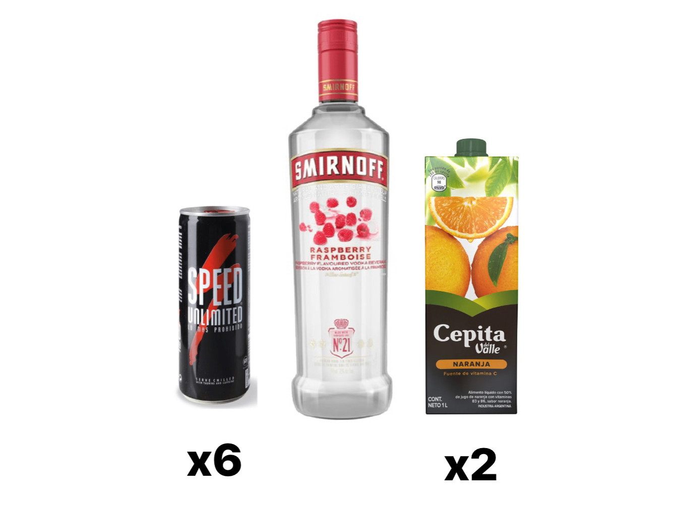 COMBO SMIRNOFF SABORIZADO