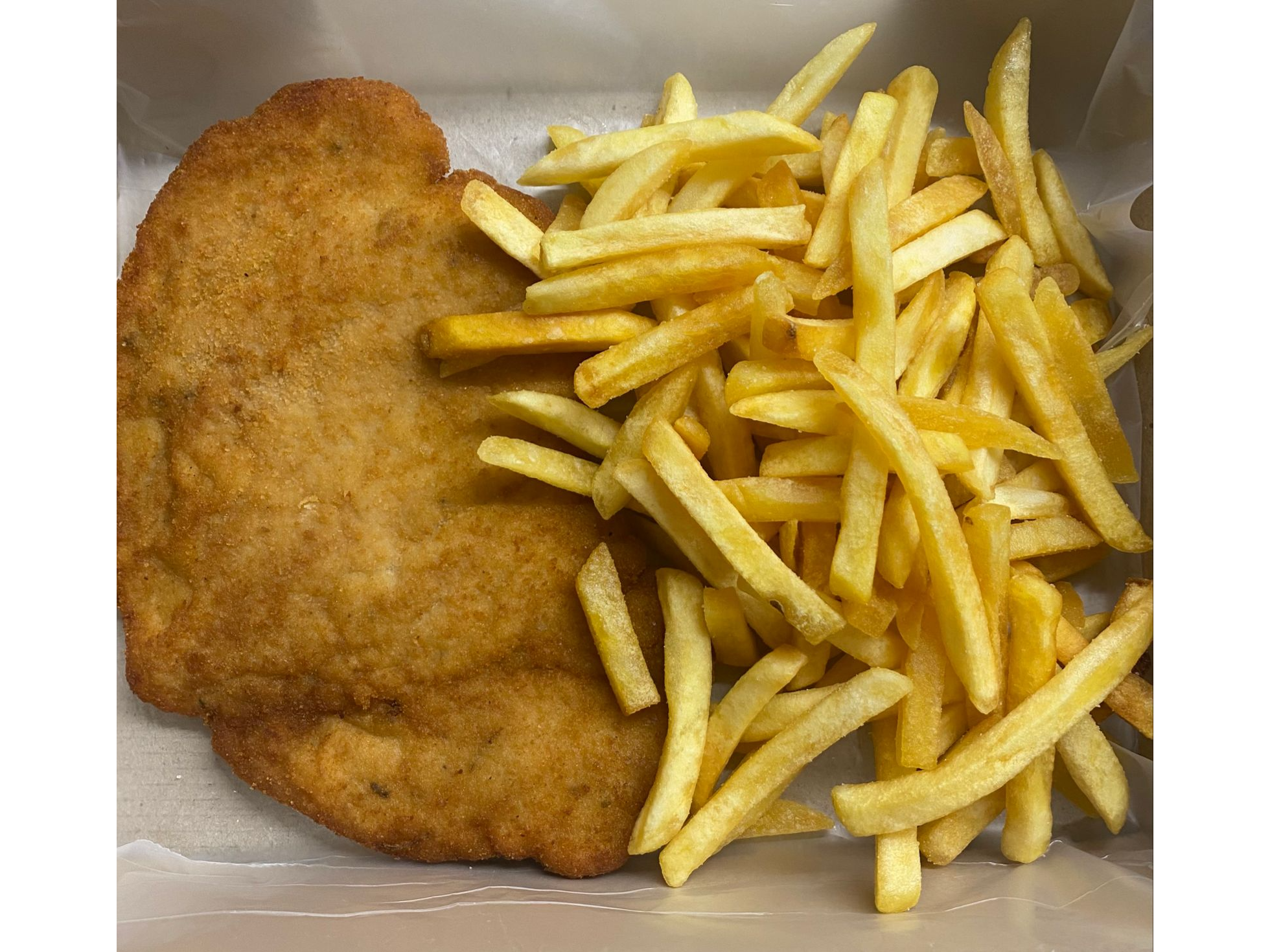 Milanesa con Papas fritas