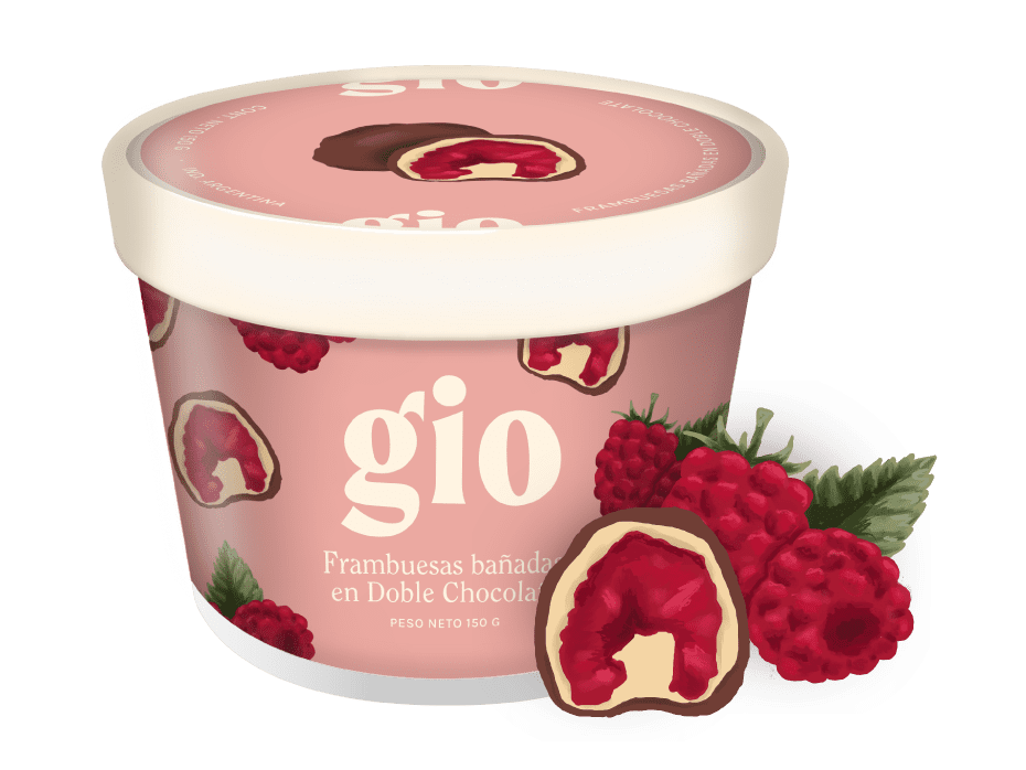 Gio Frambuesas doble chocolate