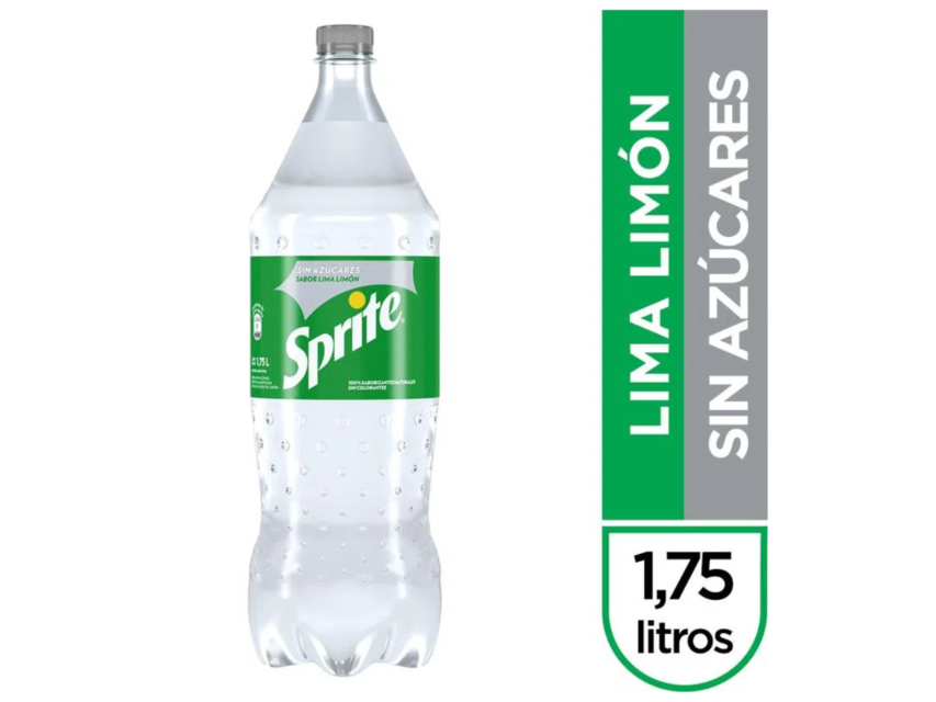 Sprite sin azucar 1.75L