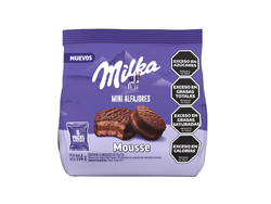Mini Alfajores Milka mousse negro 114gr