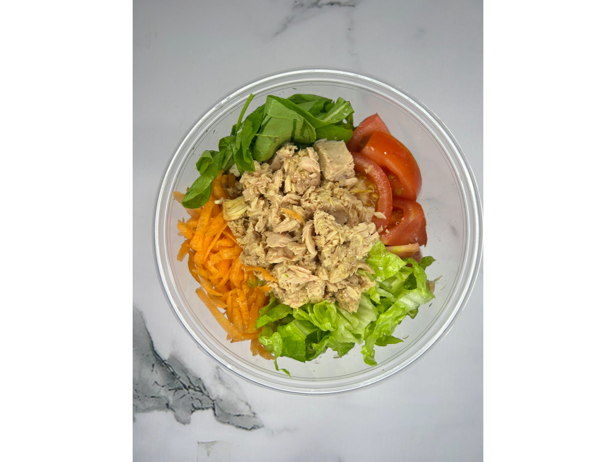 Ensalada mixta con atun