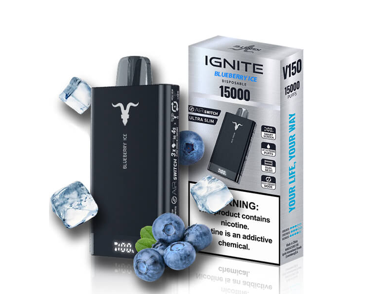 Ignite 15000 Blueberry Ice