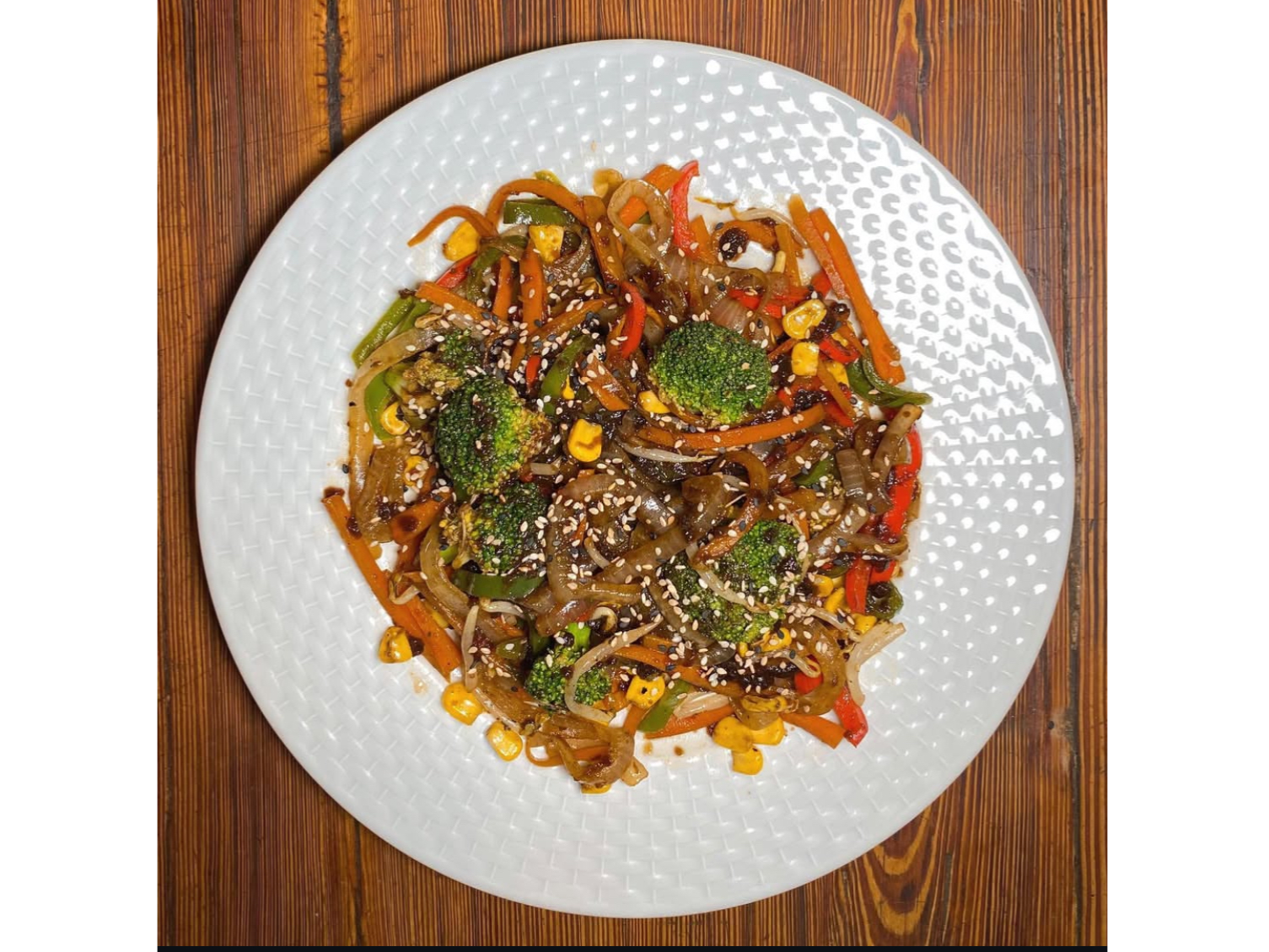 Wok de vegetales