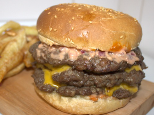 Hamburguesa DE LA CASA