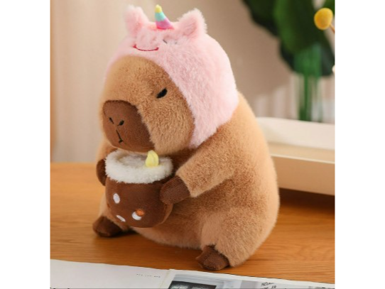 PELUCHE CAPYBARA GORRO Y MATE BALA07