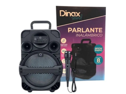 PARLANTE 8″ CON MICROFONO DINAX F1807