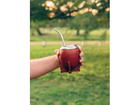 Mate Torpedo de Porongo con Virola de Alpaca lisa