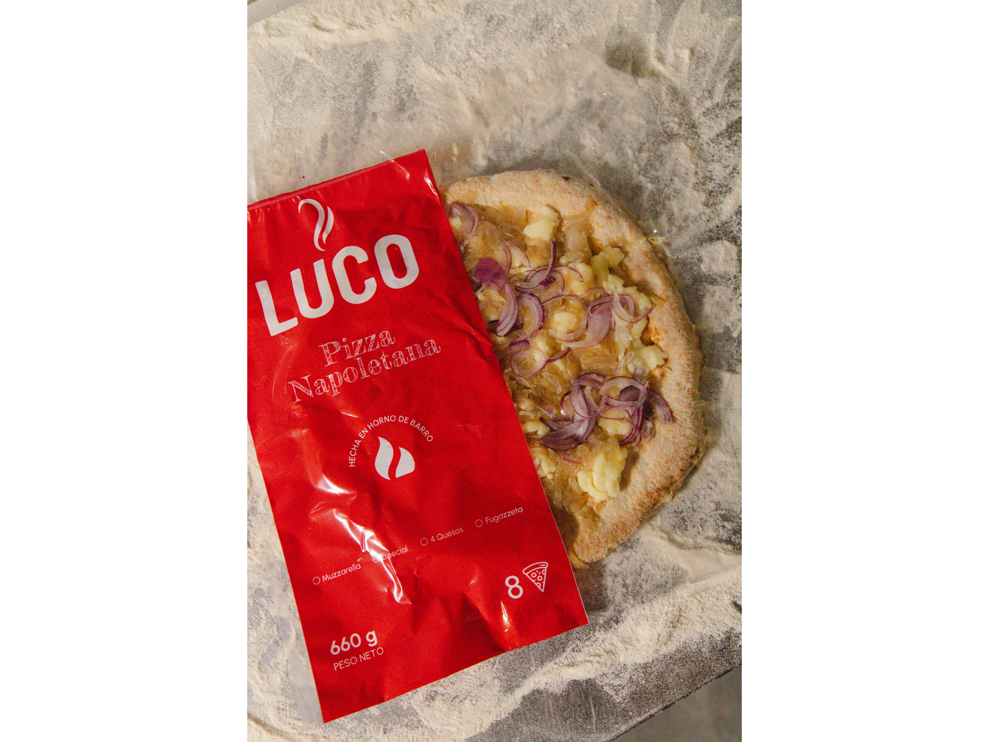 Pizza Fugazzetta congelada