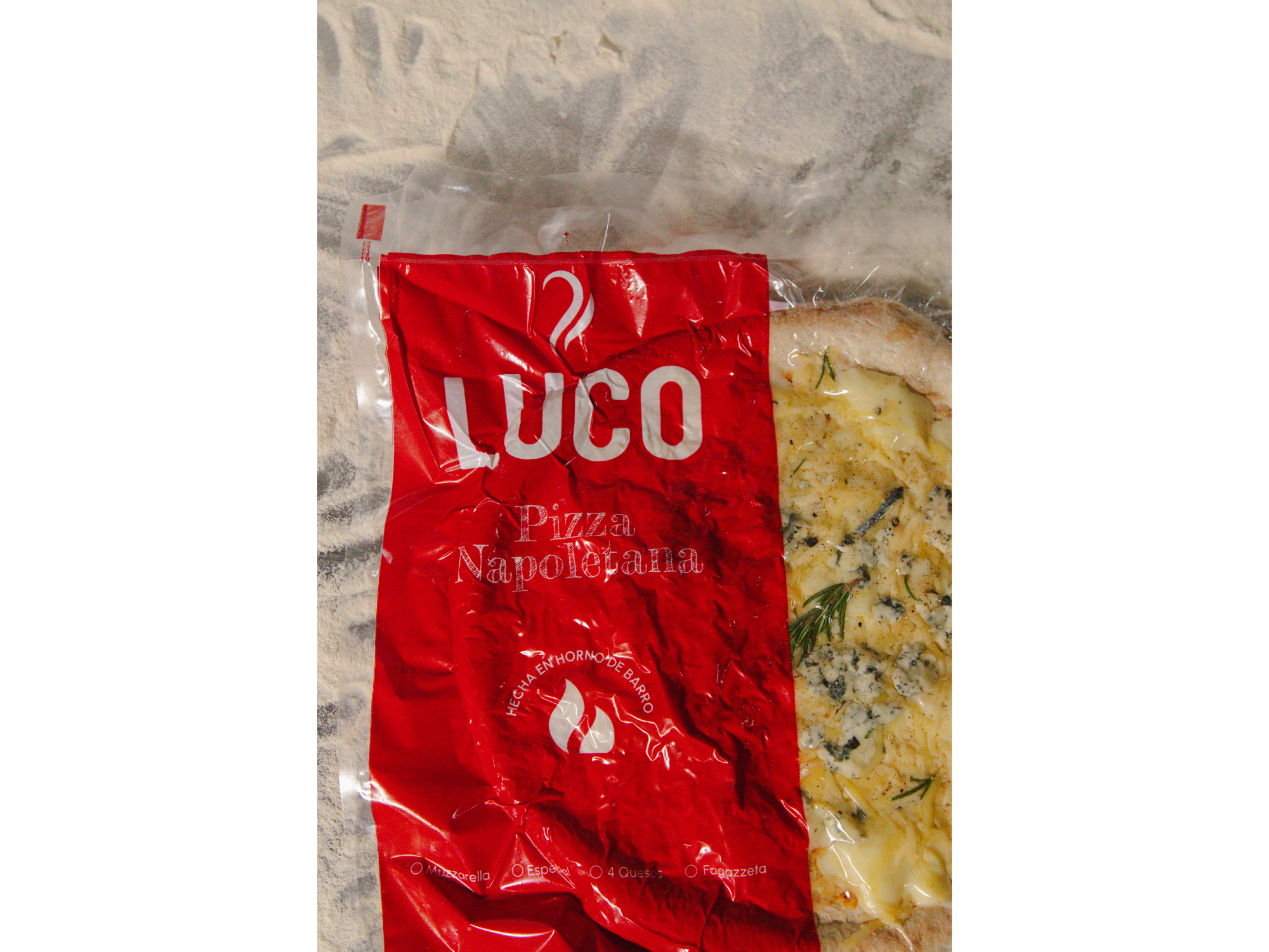 Pizza Cuatro Quesos congelada