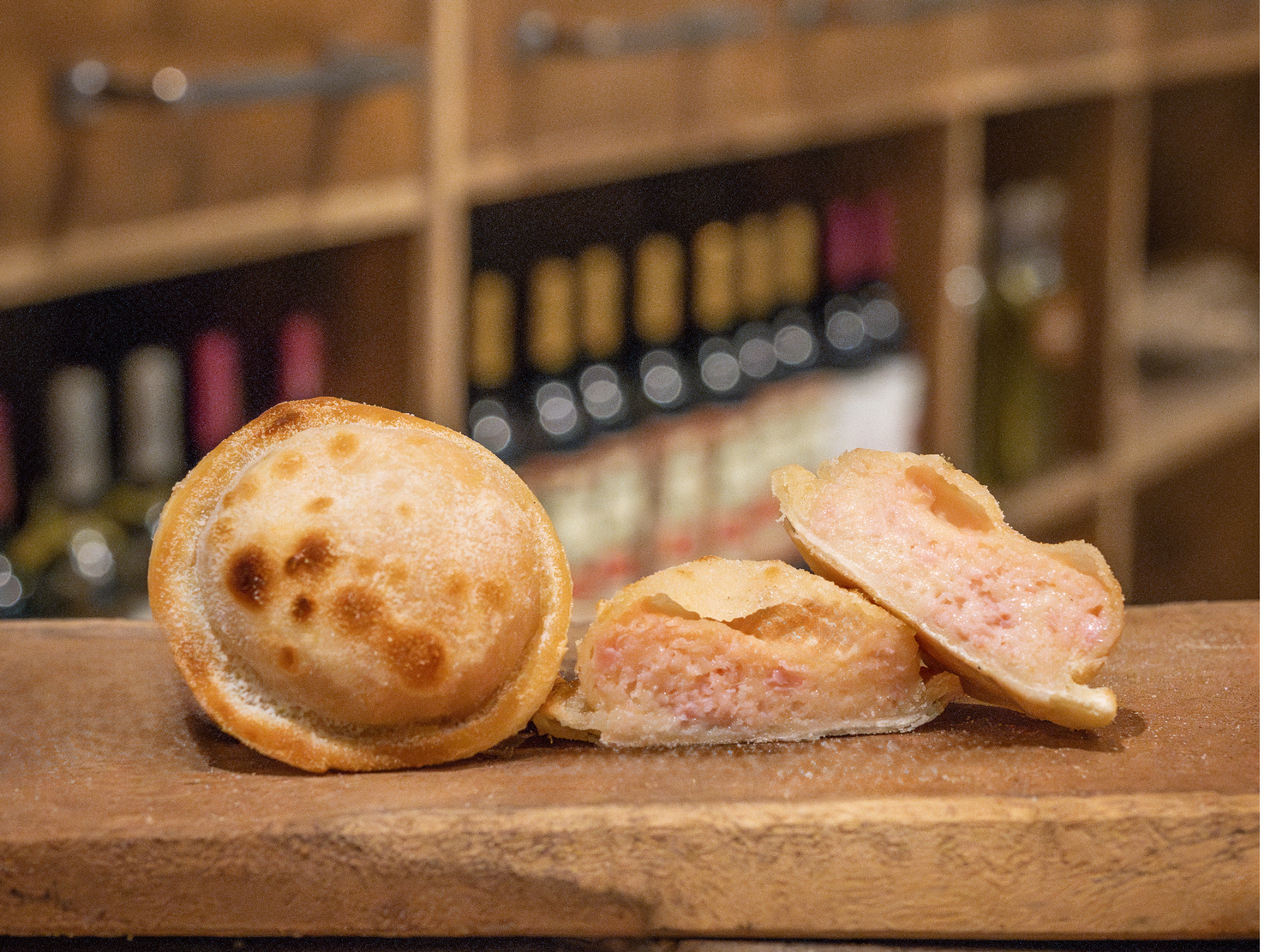 Jamón y muzzarella