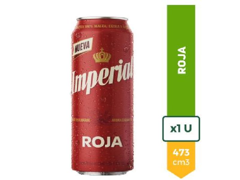 Lata Imperial ROJA 473 cc