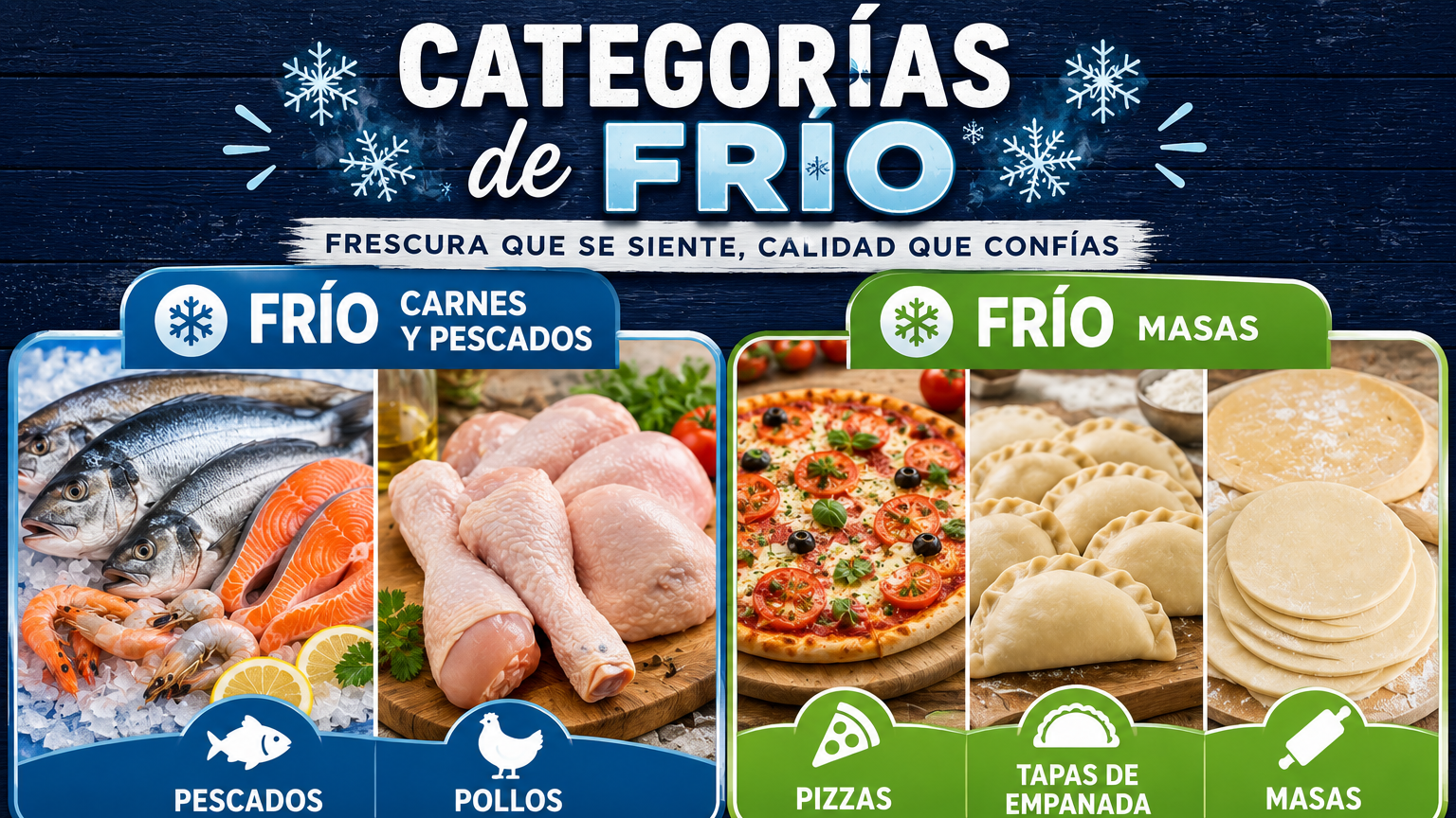 CONGELADOS PASTAS Y DEMAS