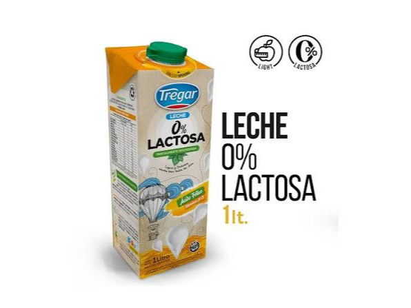 Leche deslactosada Tregar