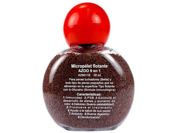 Micropélet flotante