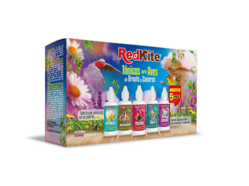 Pack 4 tónicos para aves de Ornato y Canoras