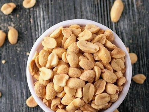 Maní tostado con sal