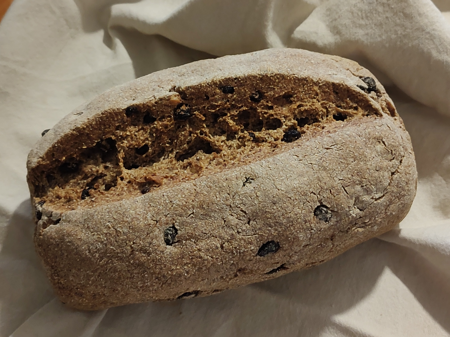 Pan rústico integral dulce 800grs.