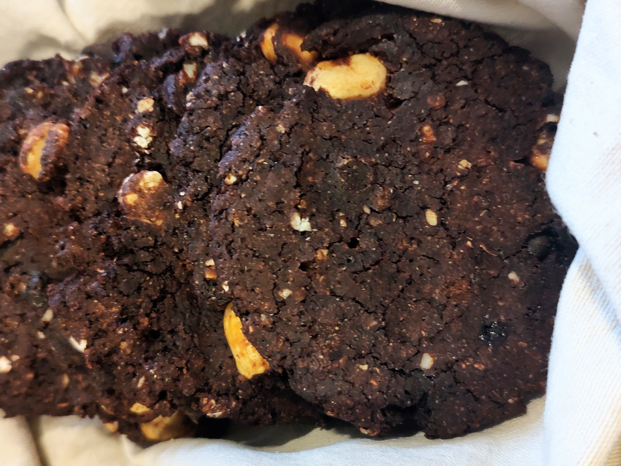 Cokies de algarroba y chocolate 15 unidades