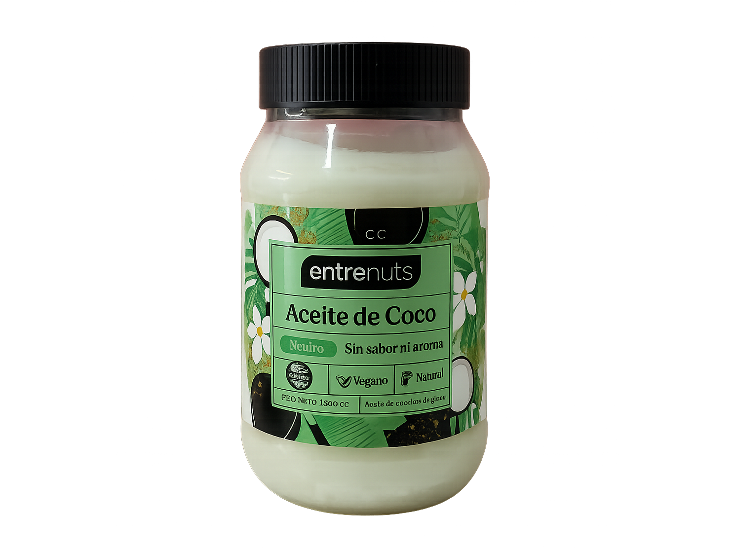 Aceite de coco Neutro ENTRENUTS x 500cm3
