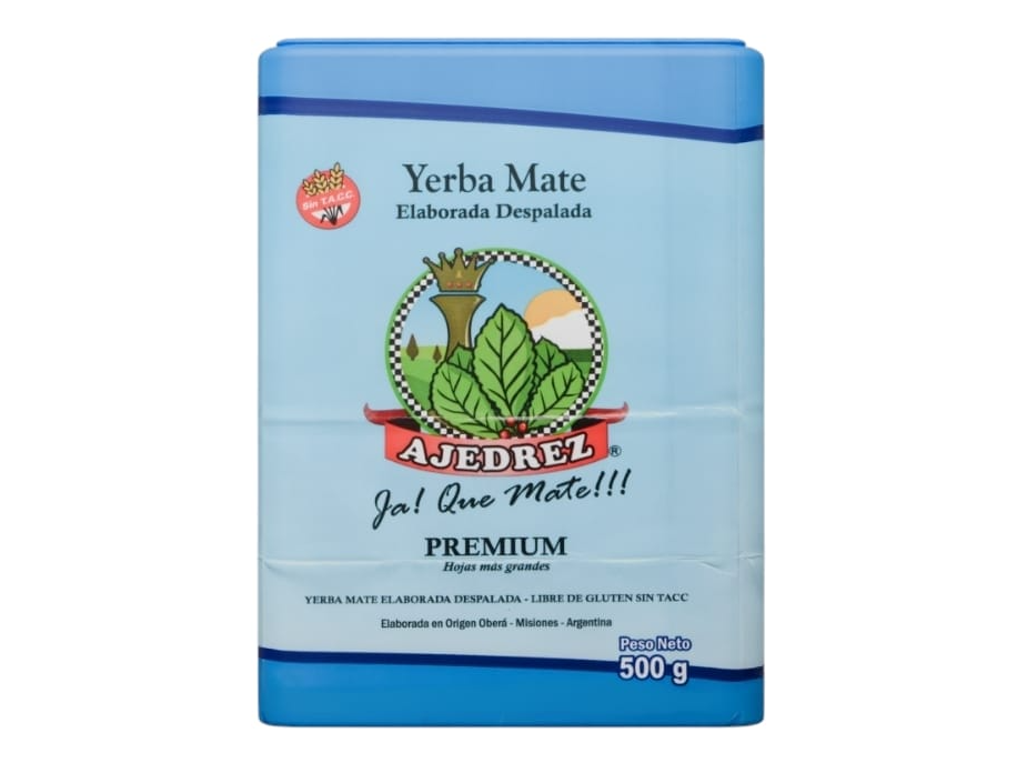 Yerba premium 500grs  AJEDREZ
