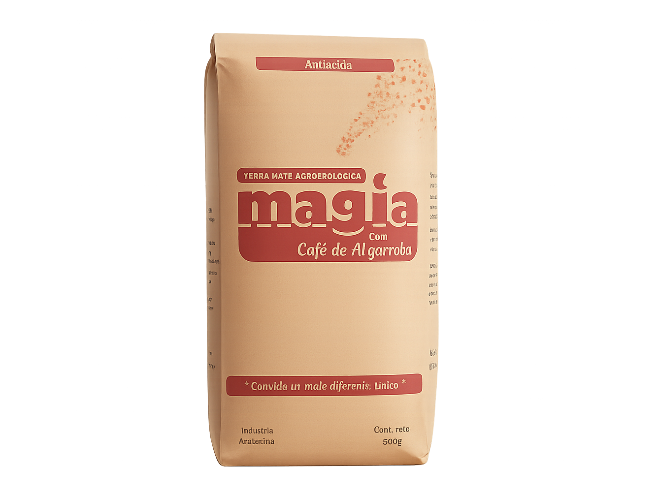 Yerba agroecológica con café de algarroba MAGIA 500grs