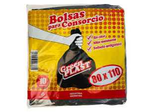 BOLSAS DE CONSORCIO 80X110 Green  Plast