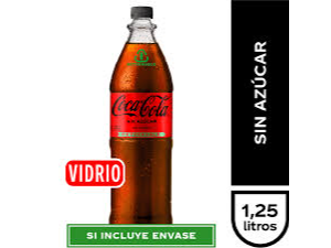 COCA COLA ZERO RETORNABLE
