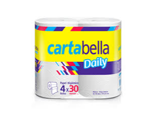 CARTA BELLA PAPEL HIGENICO 4X30