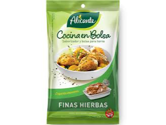 BOLSA PARA COCINA FINAS HIERVAS ALICANTE