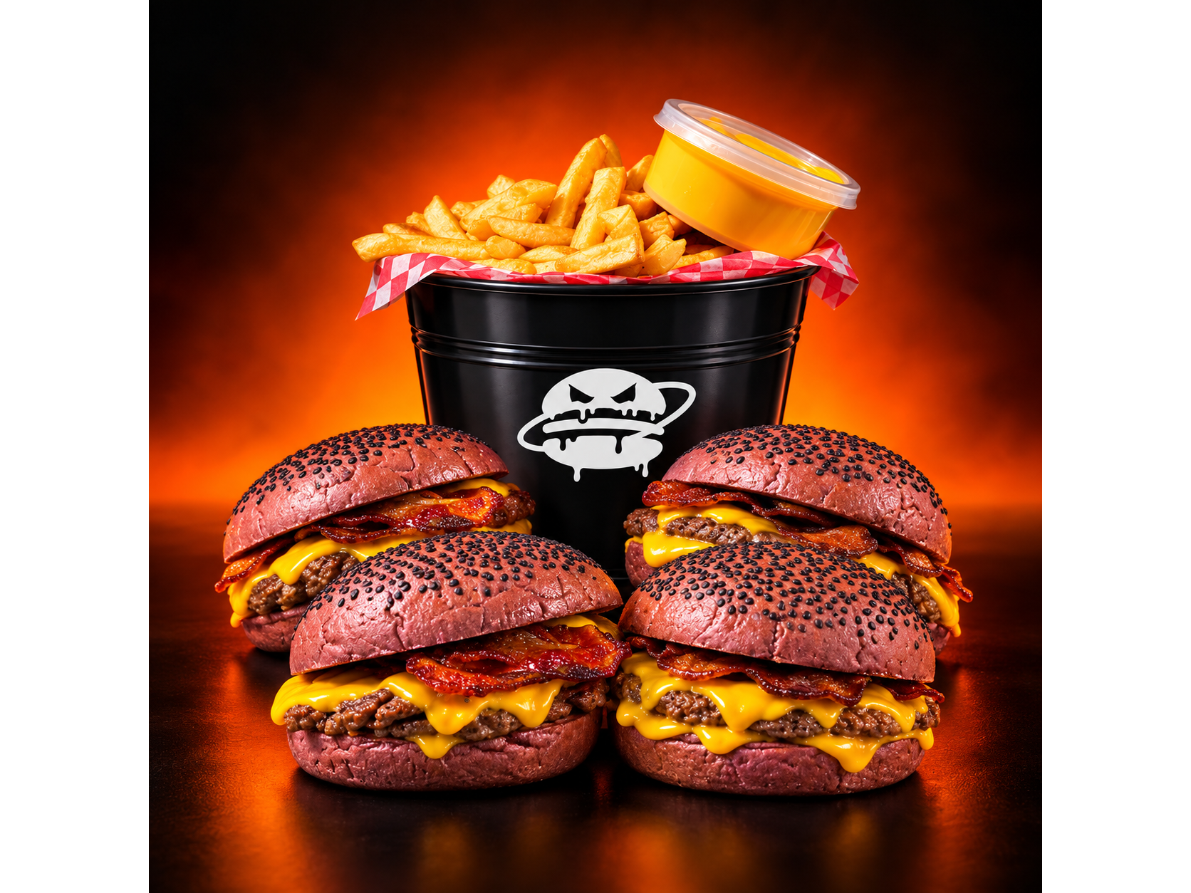 BALDE DARK CHEESE x4Burger