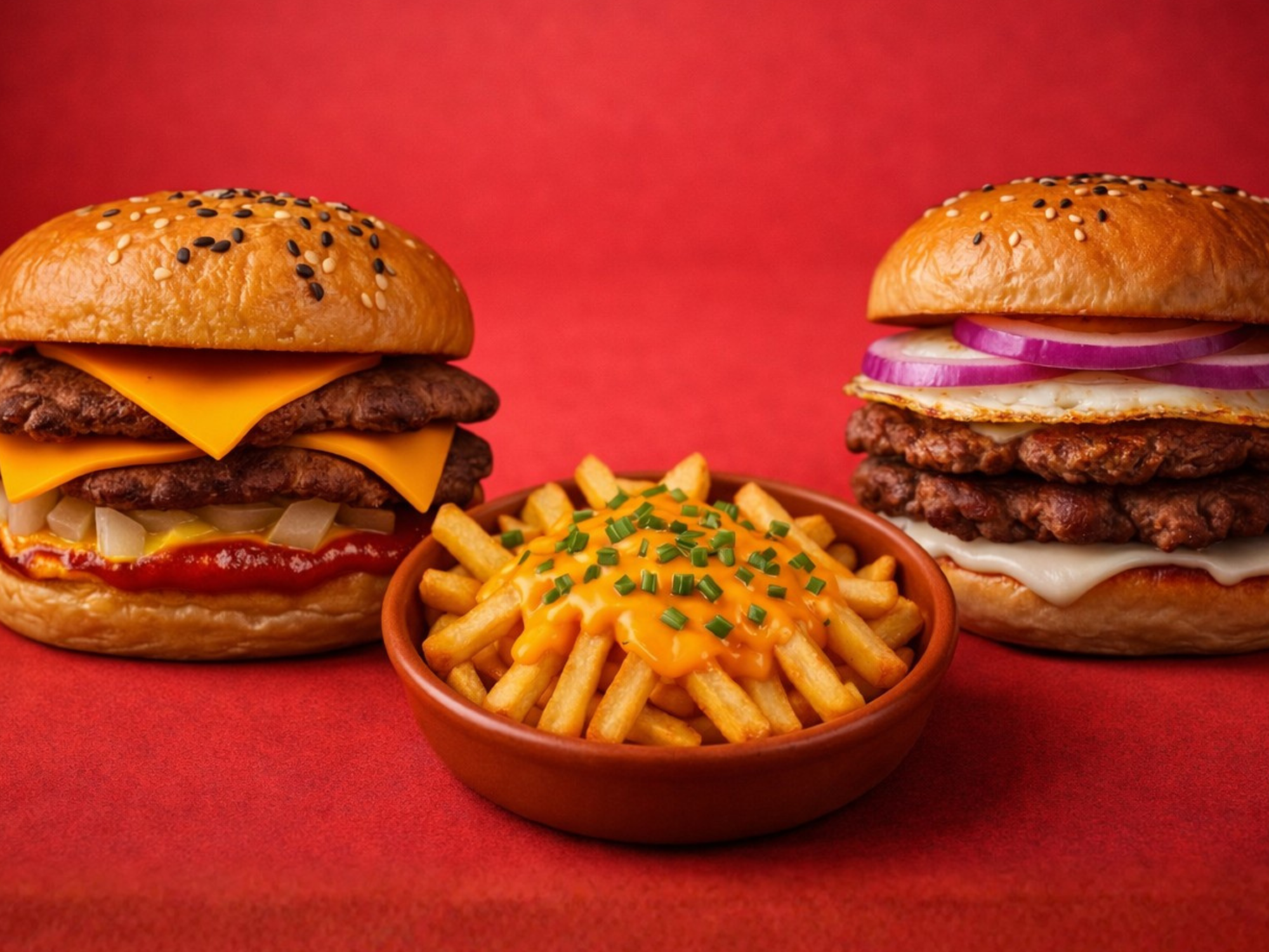 DUO DOBLE + PAPAS CHEDDAR