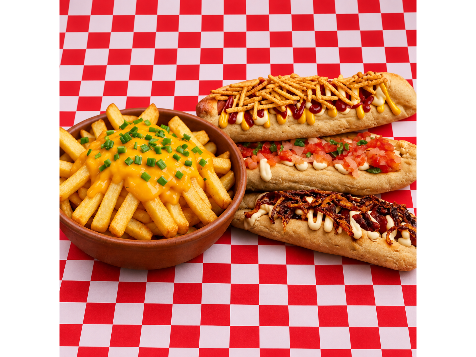 PANCHOS PIZZA X3 + PAPAS CHEDDAR