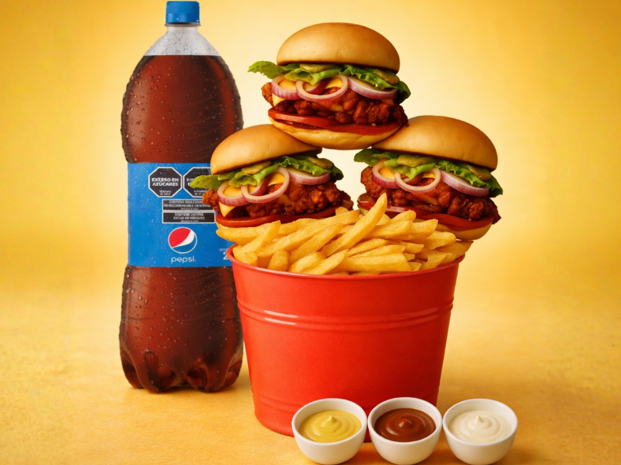 CRISPY BOWL + PEPSI 2L