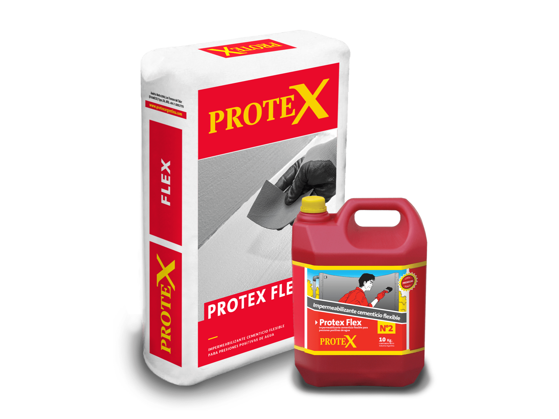 PROTEX FLEX Kit predosificado de 35Kg - impermeabilizante Cementicio (Copia)