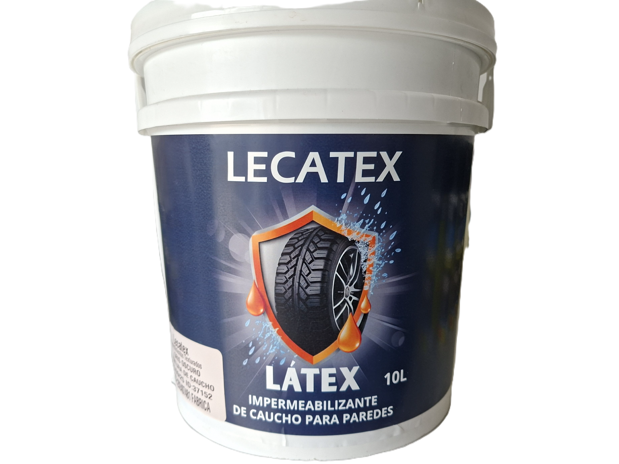 LATEX IMPERMEABILIZANTE DE CAUCHO LECATEX  x 10 lts.