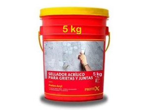 Sellador Acrilico para grietas y Juntas PROTEX ACRYL Pote 5Kg de SANVISECO - Soluciones para IMPERMEABILIZAR TU CASA