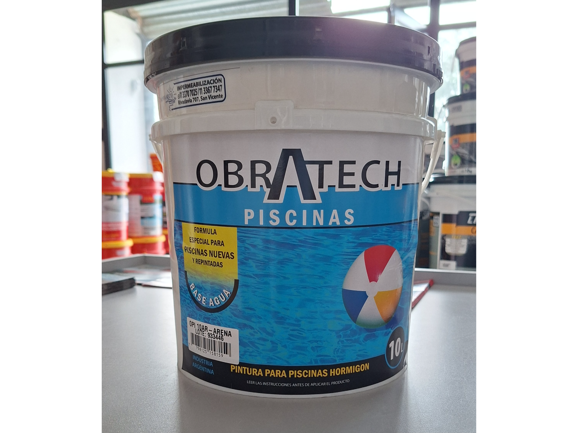 Pintura Piscinas OBRATECH de Liquitech