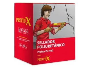 PROTEX PU 40 C     -  Sellador POLIURETÁN ICO ELÁSTICO para Juntas y grietas.