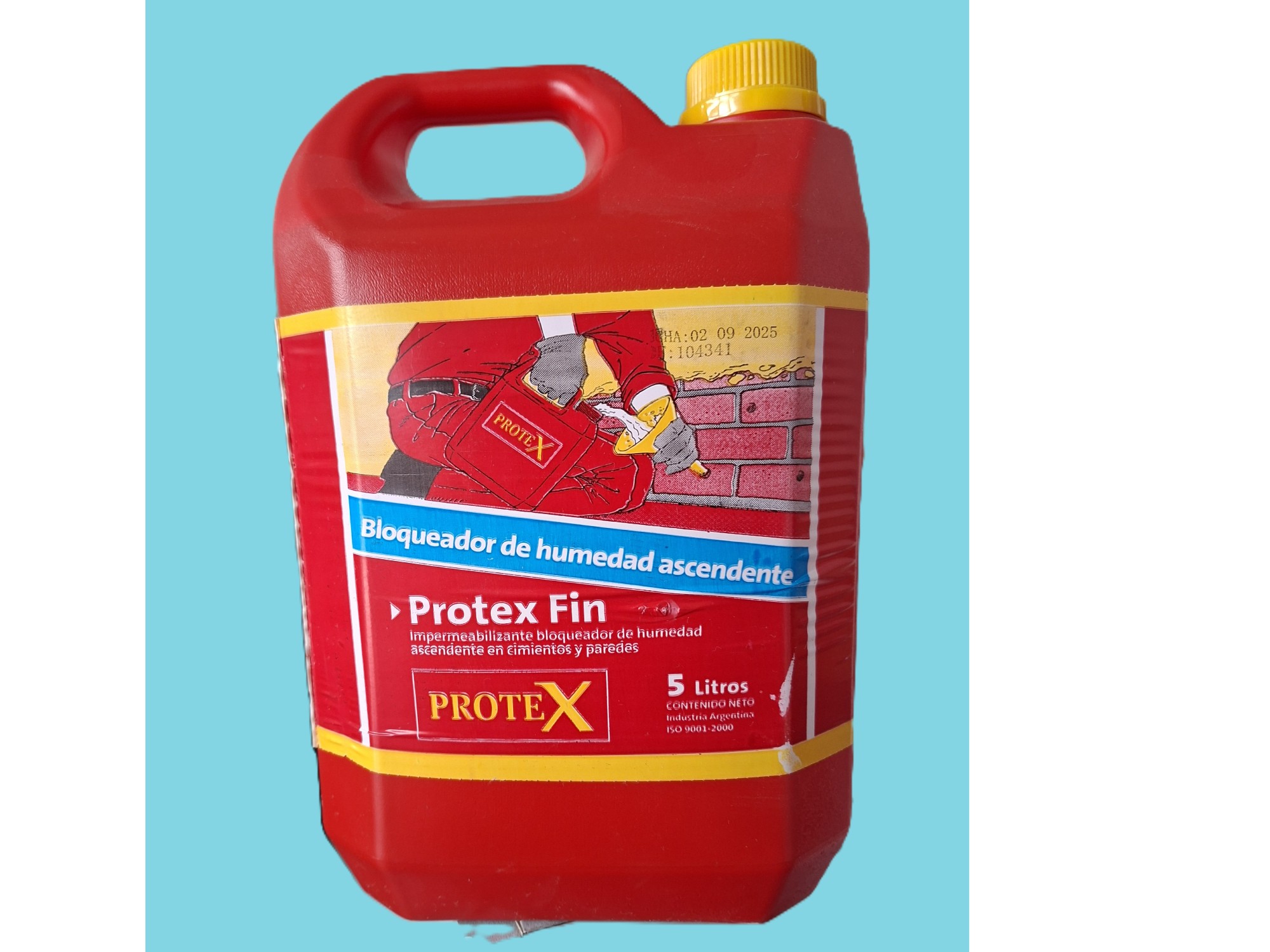 PROTEX FIN x 5 lts. - bloqueador de humedad ascendente en cimientos y paredes