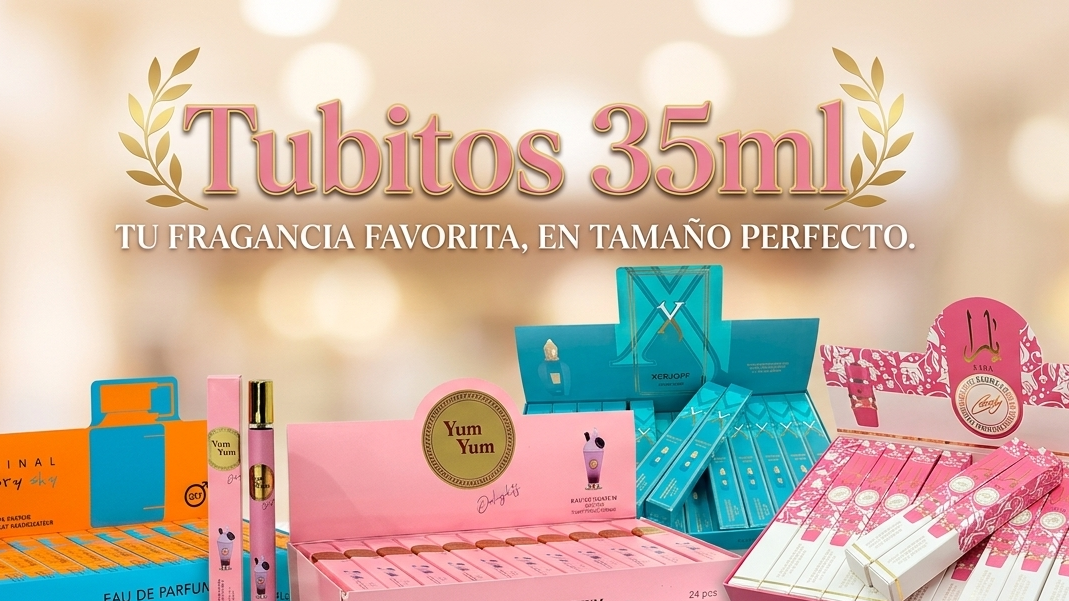 Fragancias de 35 ML en tubo