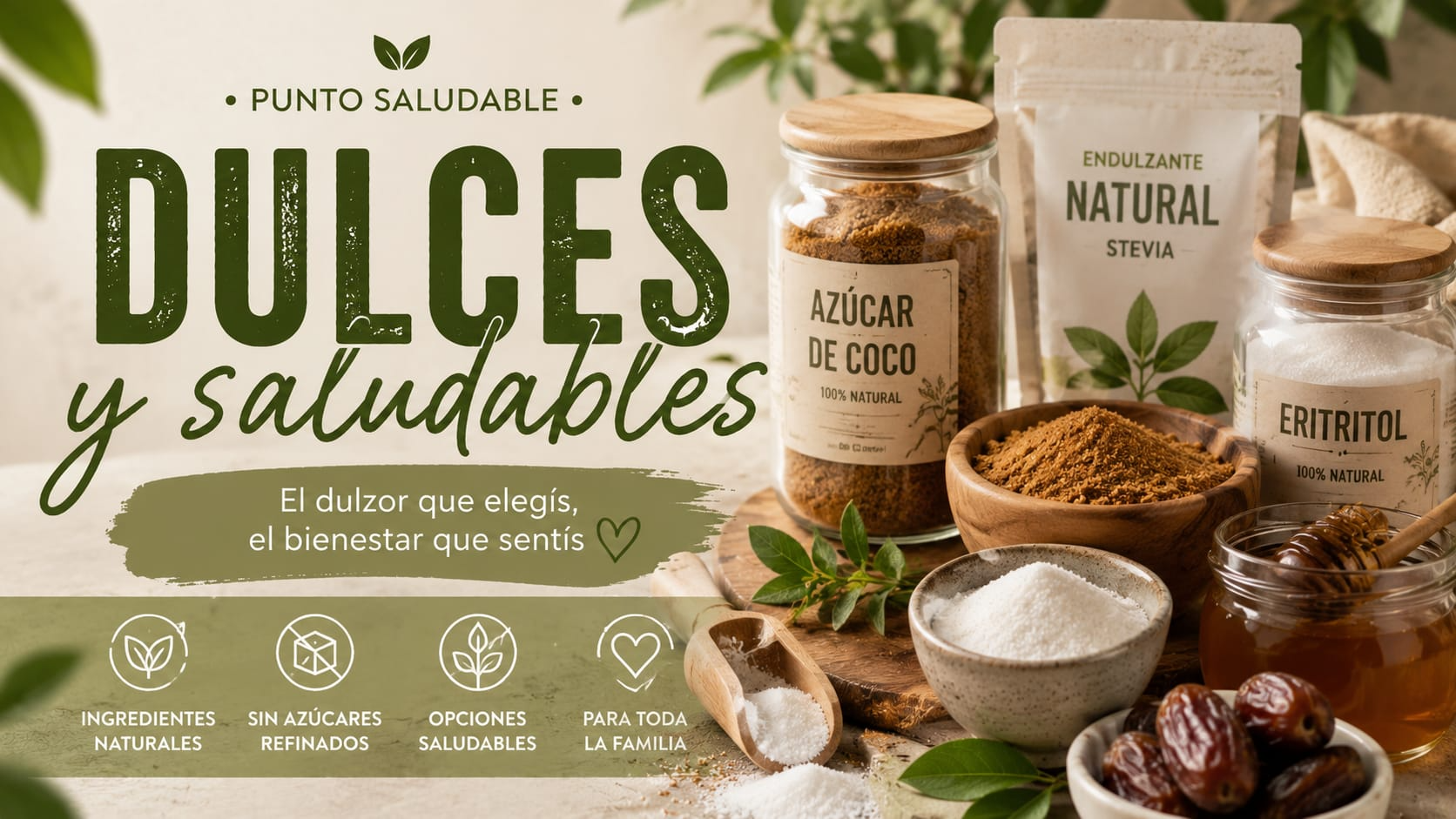 Dulces y saludables