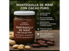 mantequilla de mani con cacao puro 500 grs