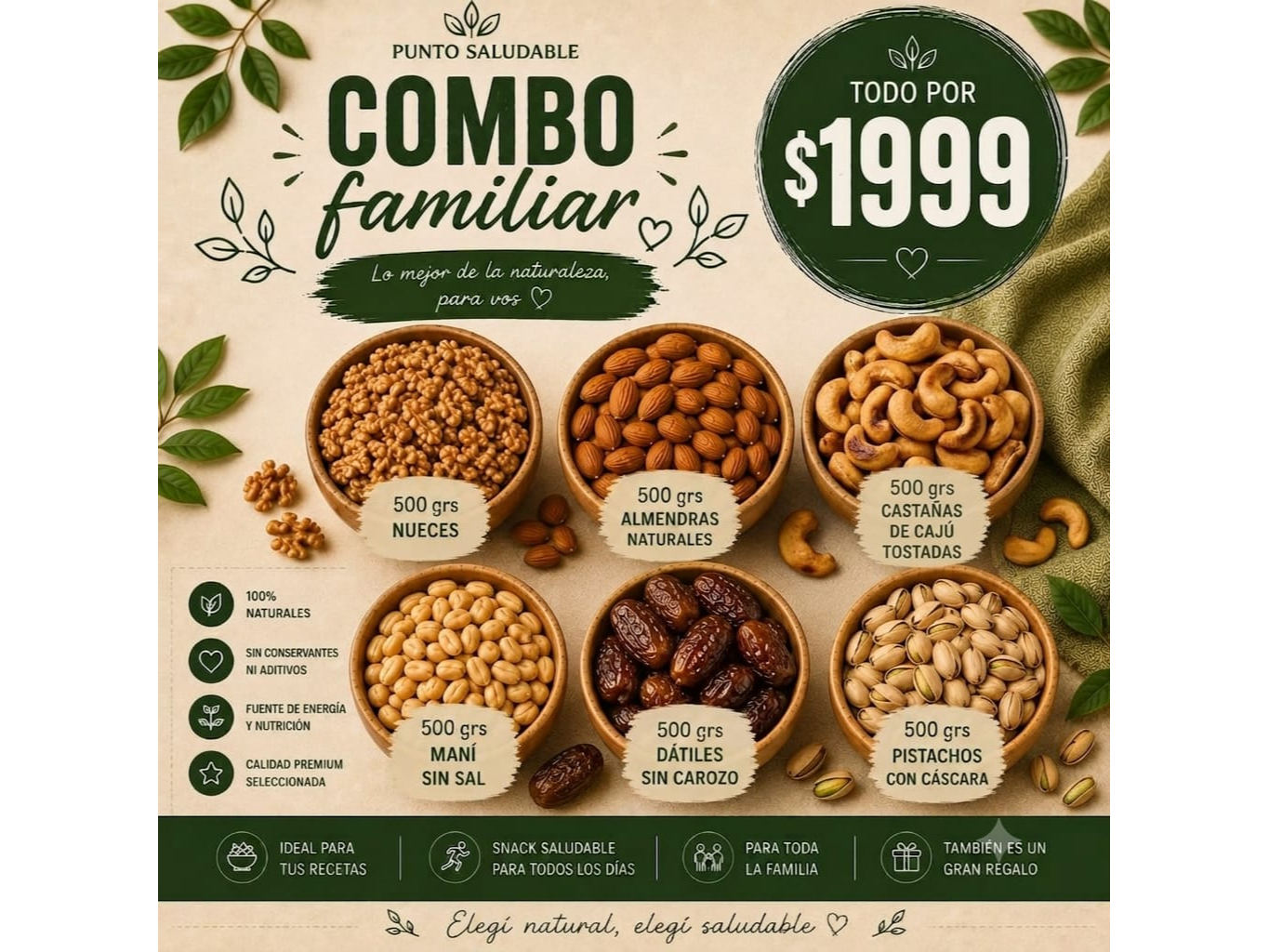 Combo Familiar $1999