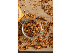 Granola s/azucar  endulzada con stevia 900 grs